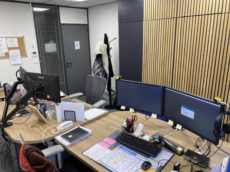Photo après les travaux pour l'accueil de chez Your Office